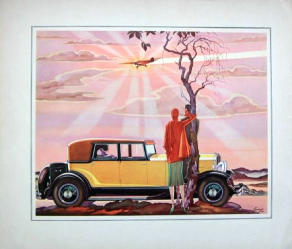 Franklin 145 Modelprogram 1930 Carbrochure (2401)